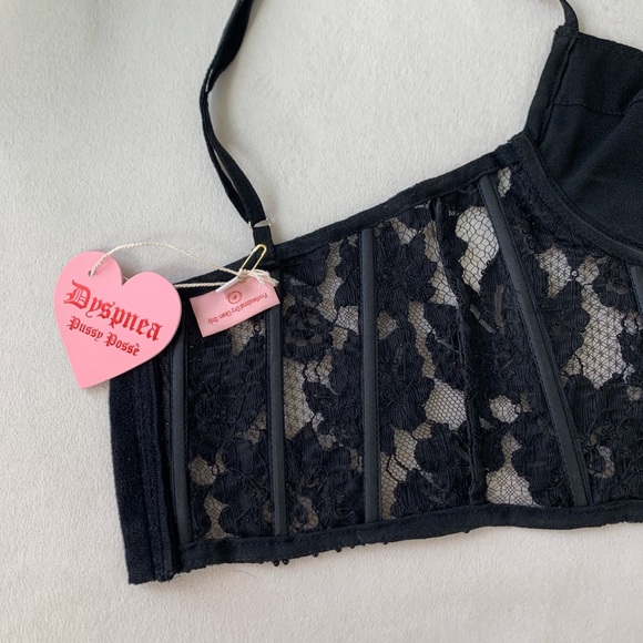DYSPNEA BUSTED BODICE IN BLACK SIZE XS - Picture 4 of 11